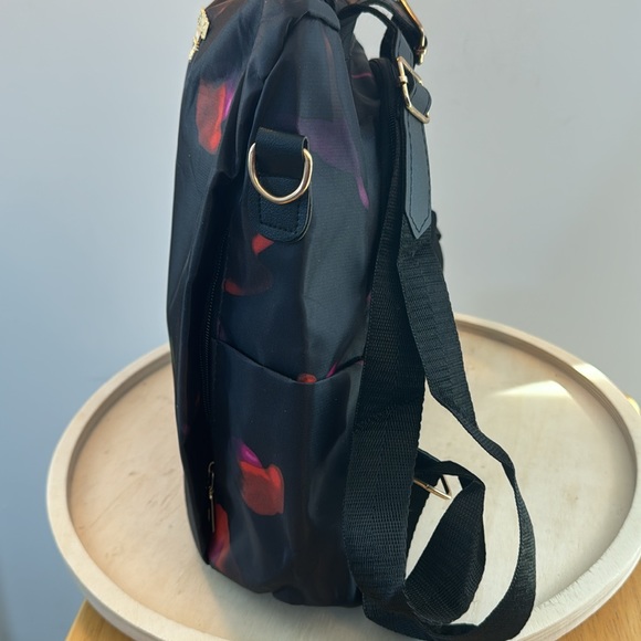 Black Poaba nylon backpack - Picture 3 of 15